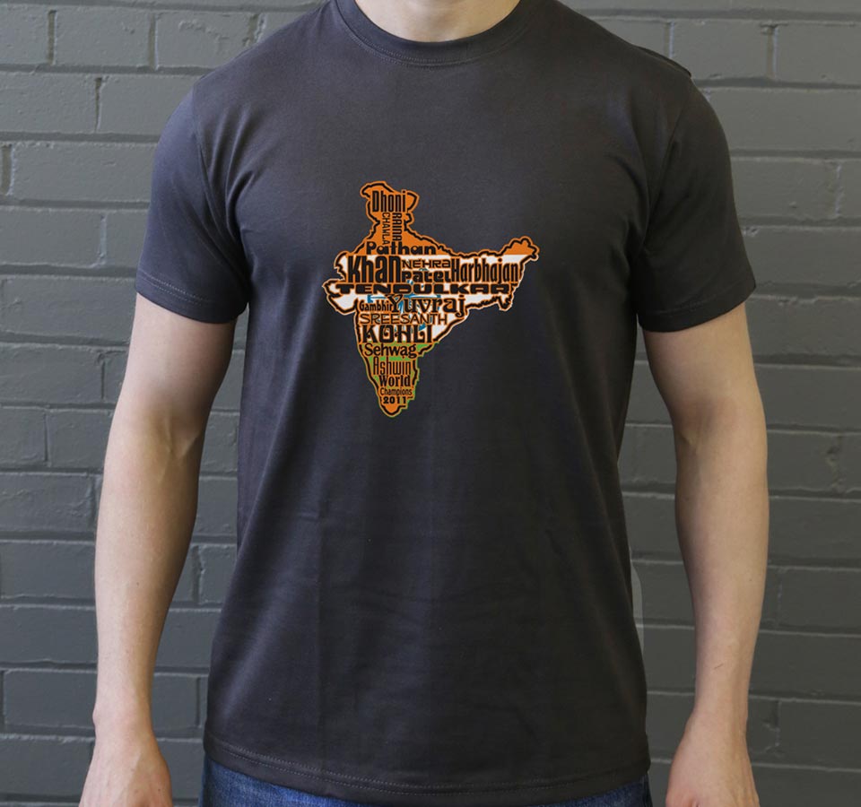 India Dark T-shirt - Image 4